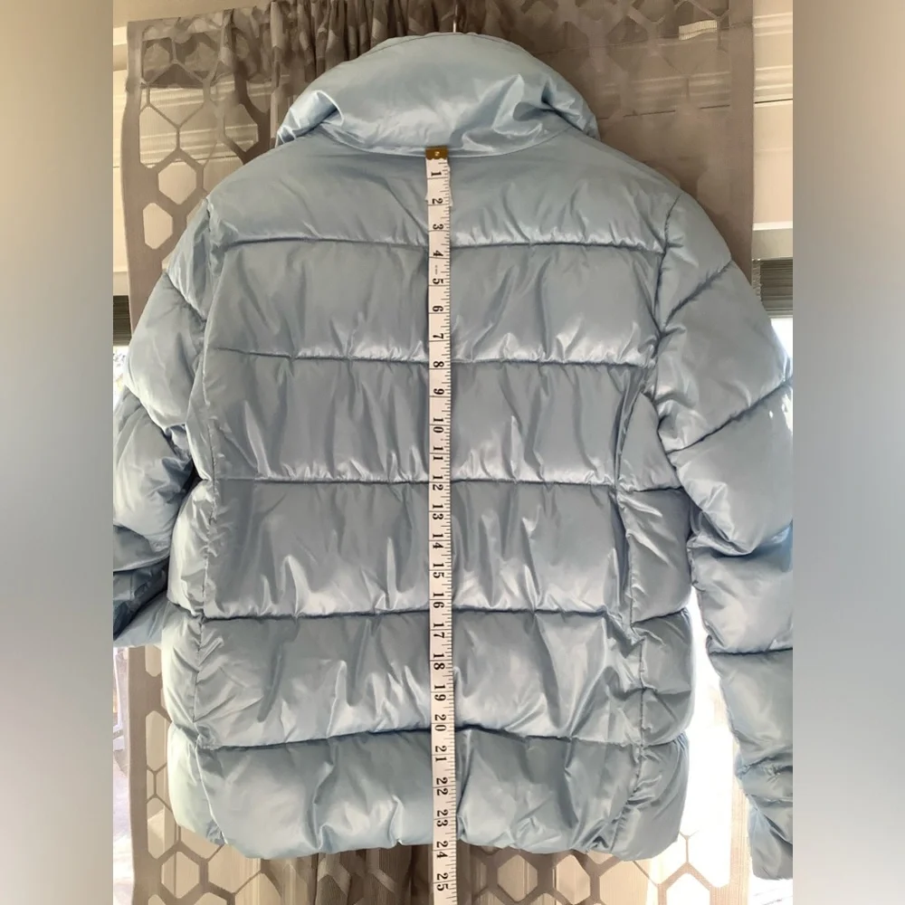 Joe Fresh, baby blue women’s puffer jacket, winter coat. Sz Med. - Picture 10 of 12